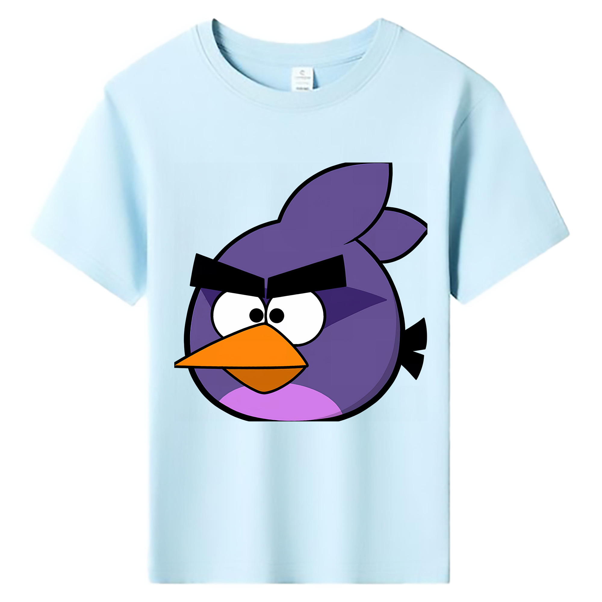 （画像用） Angry Birds アングリーバード 綿100％キッズTシャツ（フロントプリント）